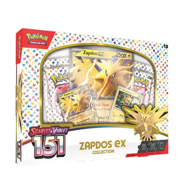 Pokemon 151 Zapdos EX Collection Box