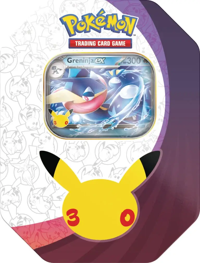 Pokemon 30th Celebration ex Tin