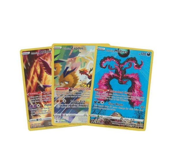 Pokemon SWSH Promo Galarian Birds – Moltres Zapdos Articuno (Set van 3)
