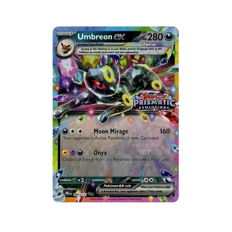 Prismatic Evolutions Umbreon EX Stamped SEALED Promo