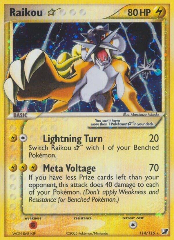 Raikou 114/115 Gold Star