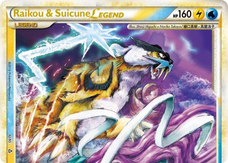 Raikou & Suicune Legend 92/95 (TOP) Unleashed