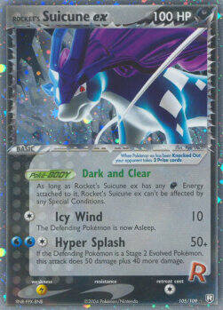 Rocket´s Suicune EX 105/109 EX Team Rocket Returns