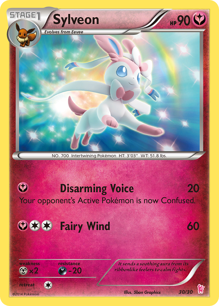 Sylveon 30/30 XY Trainer Kit Promo