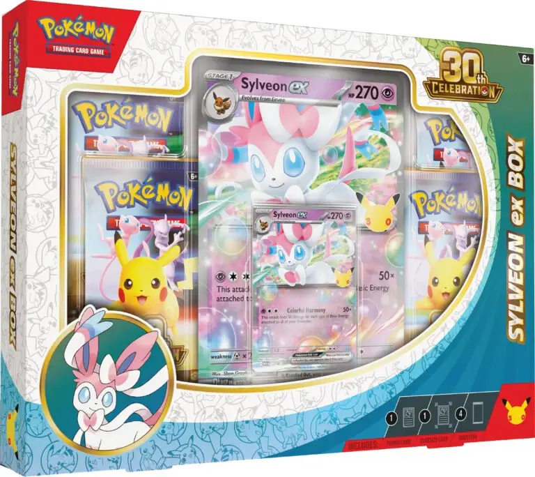 Sylveon 30th Celebration Pokemon ex Box