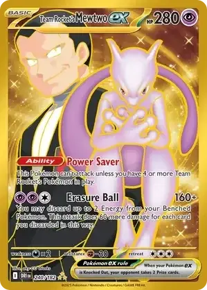 Team Rocket´s Mewtwo EX 240/182
