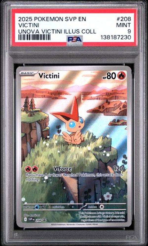 Victini Promo SVP 208 PSA 9