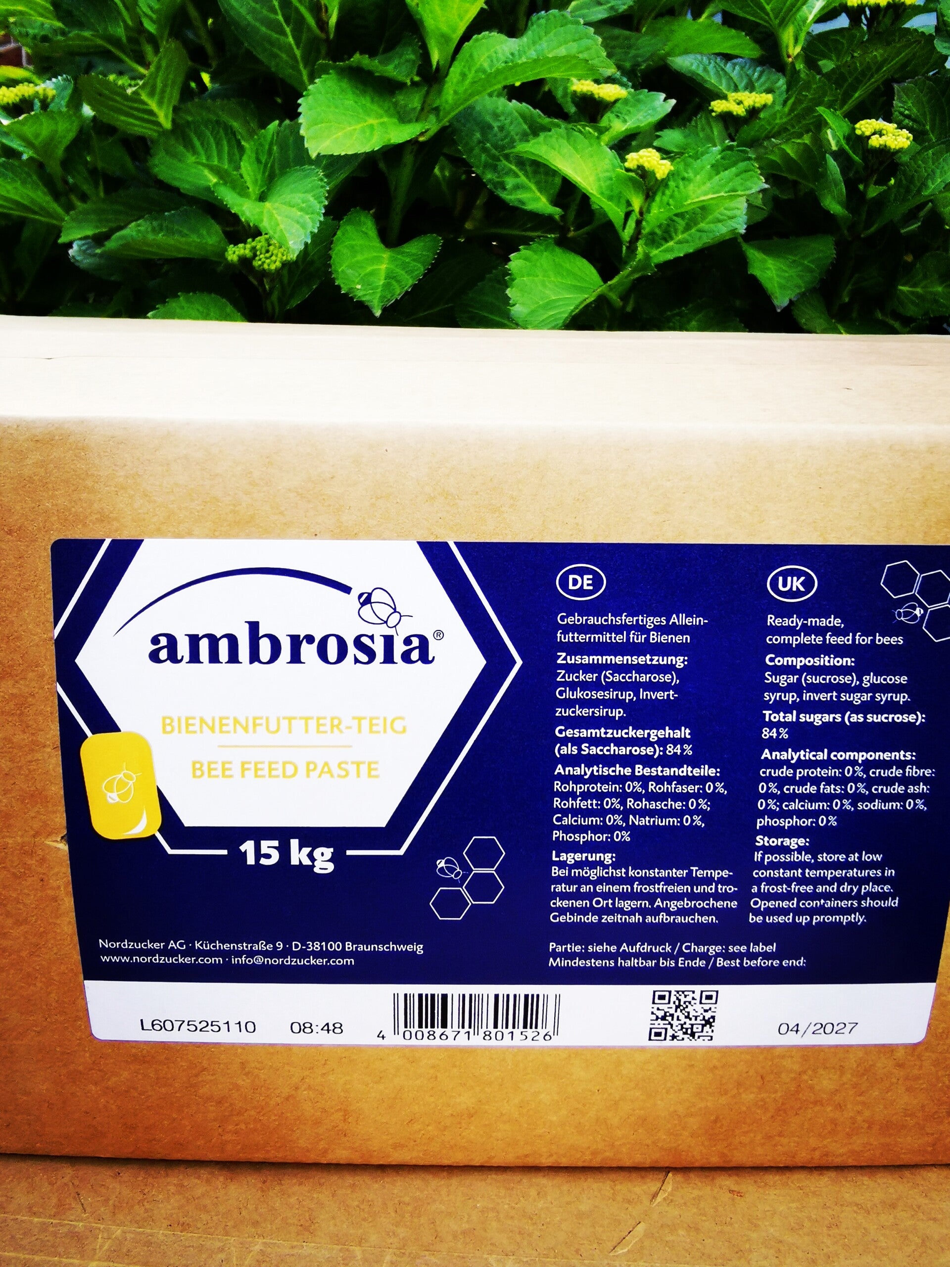 2x Ambrosia 15 KG Futterteig