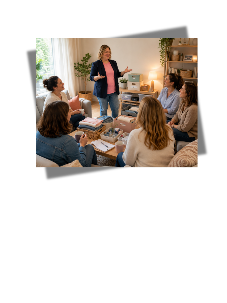 Organisation d’un dressing par une home organiser soirée entre copines