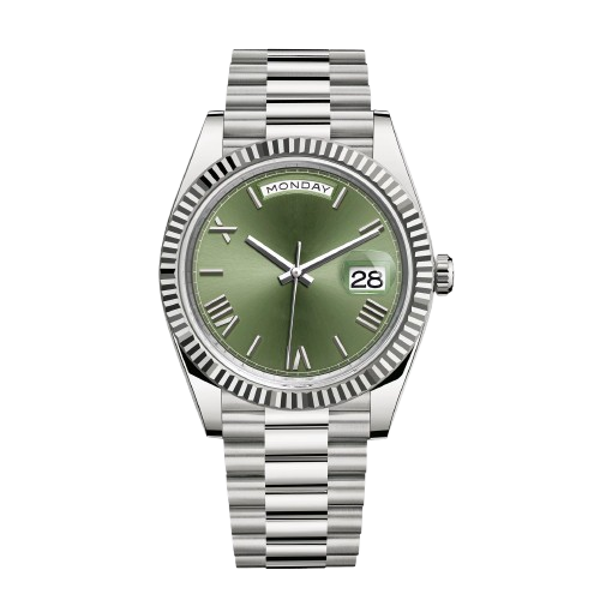 Elioro Silver Green Dial