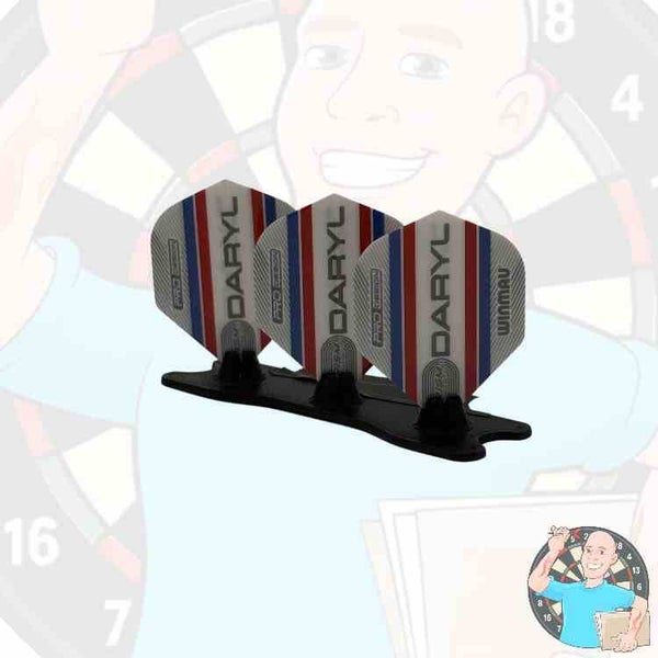 Daryl Gurney Red/Bleu Prism Winmau