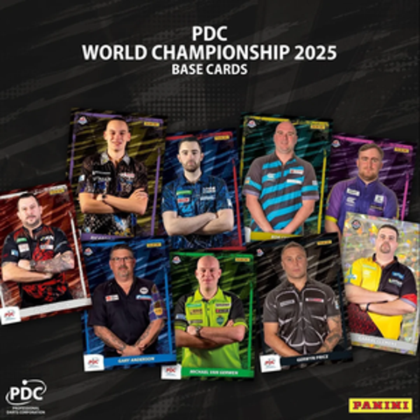PDC 2025 Complete Base Player Collection (60 Cards)