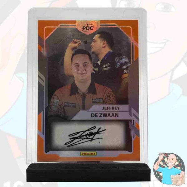 Jeffrey de Zwaan WC26 Autographed Panini PDC Card | PROMO-57