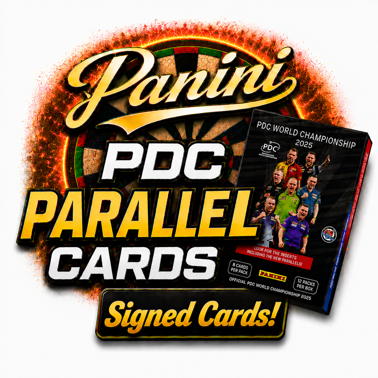 Parallel Cards PDC World Championship 2025 |  Numbered Signed Cards