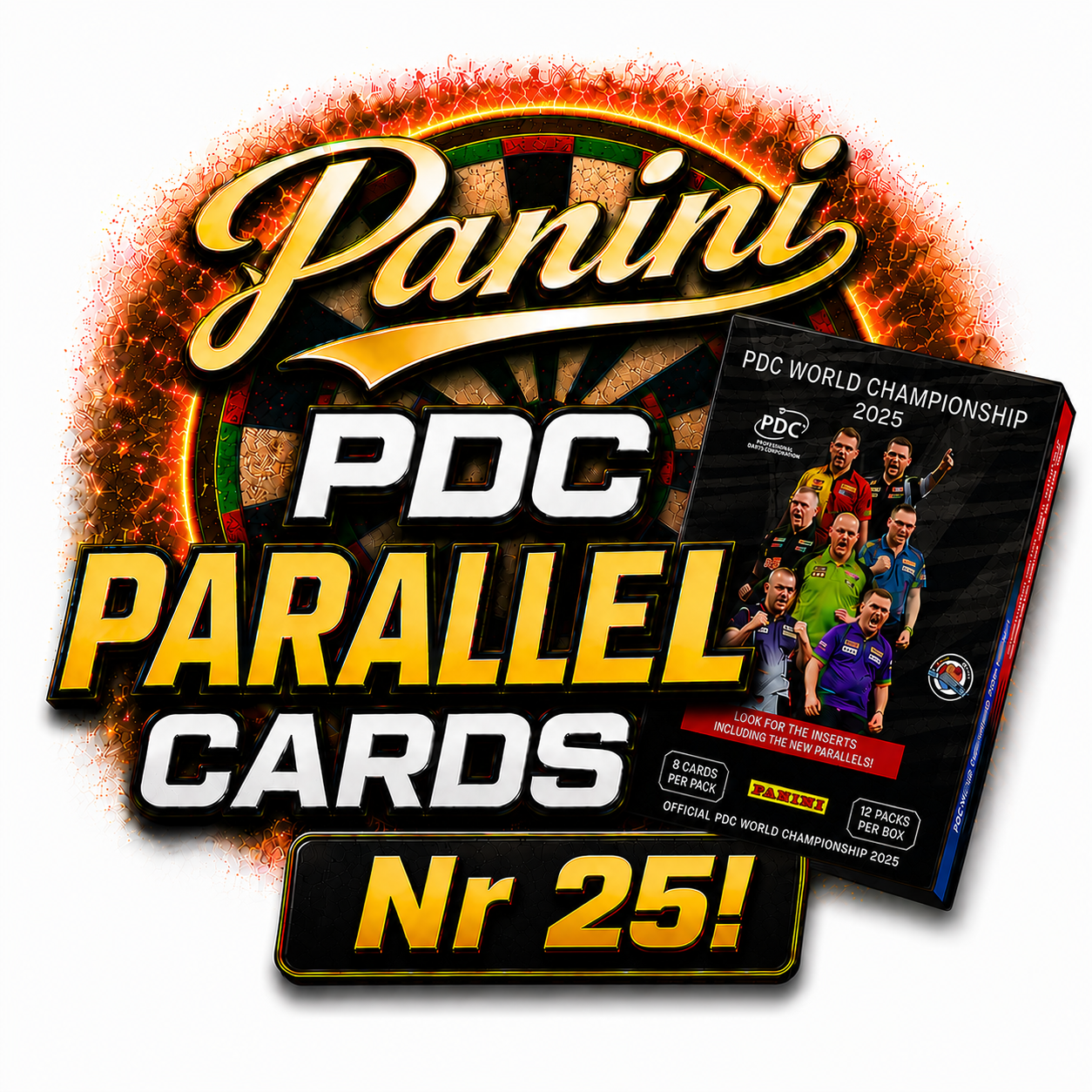 Parallel Cards PDC World Championship 2025 |  Numbered 25 Card
