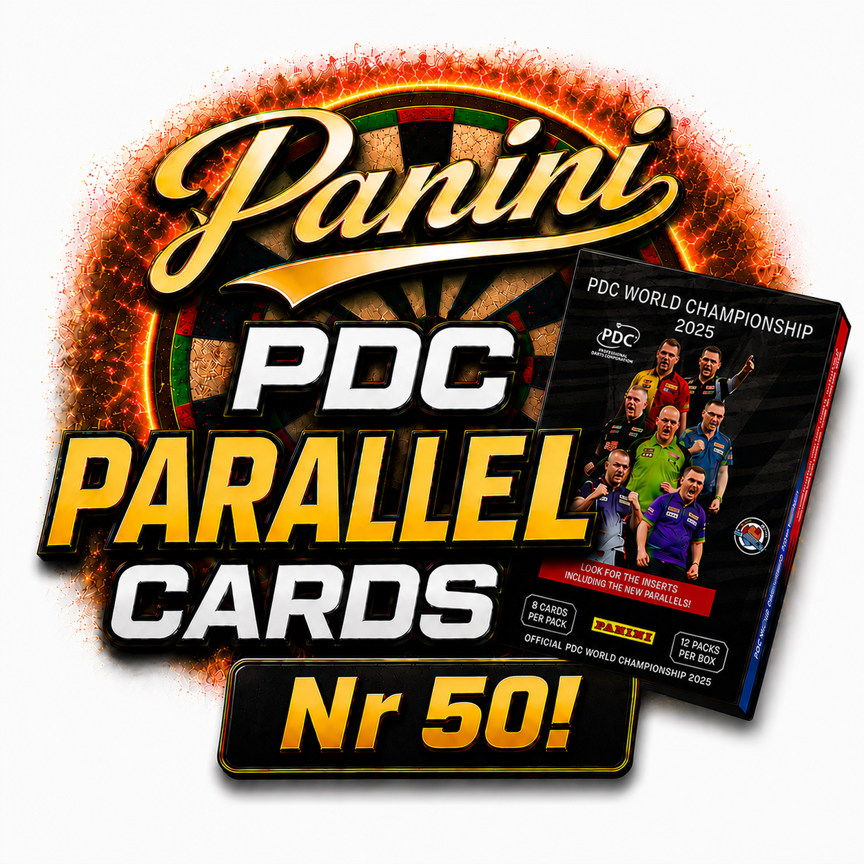 Parallel Cards PDC World Championship 2025 |  Numbered 50 Card