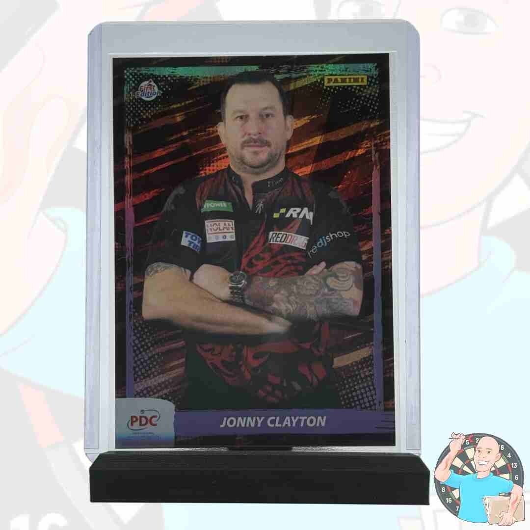 Jonny Clayton Purple Parallel 144/180 – Panini PDC World Championship 2025