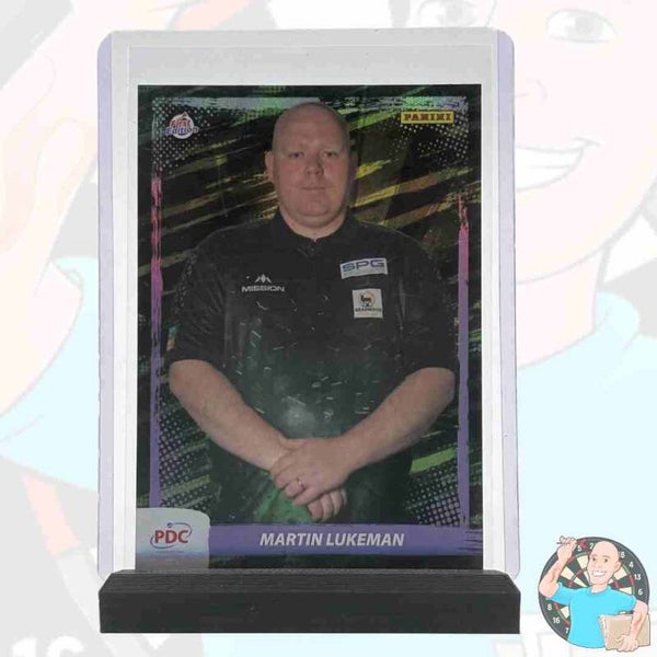 Martin Lukeman Purple Parallel 050/180 – Panini PDC World Championship 2025