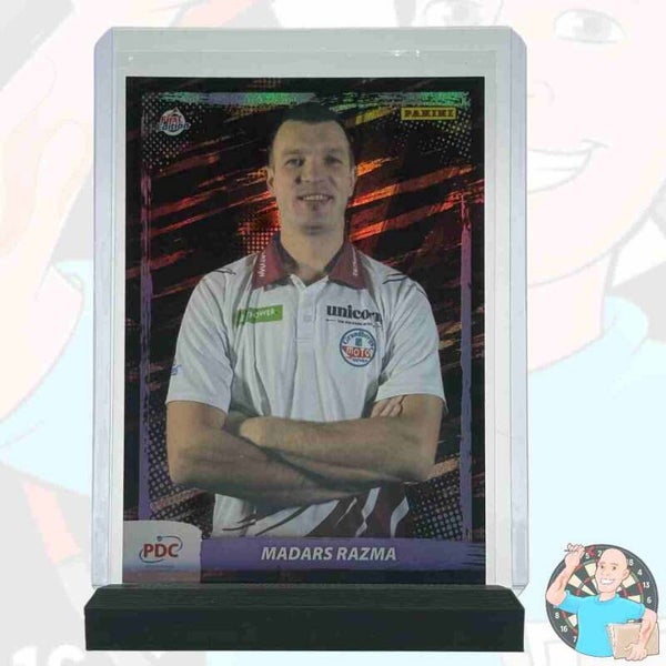 Madars Razma Purple Parallel 072/180 – Panini PDC World Championship 2025