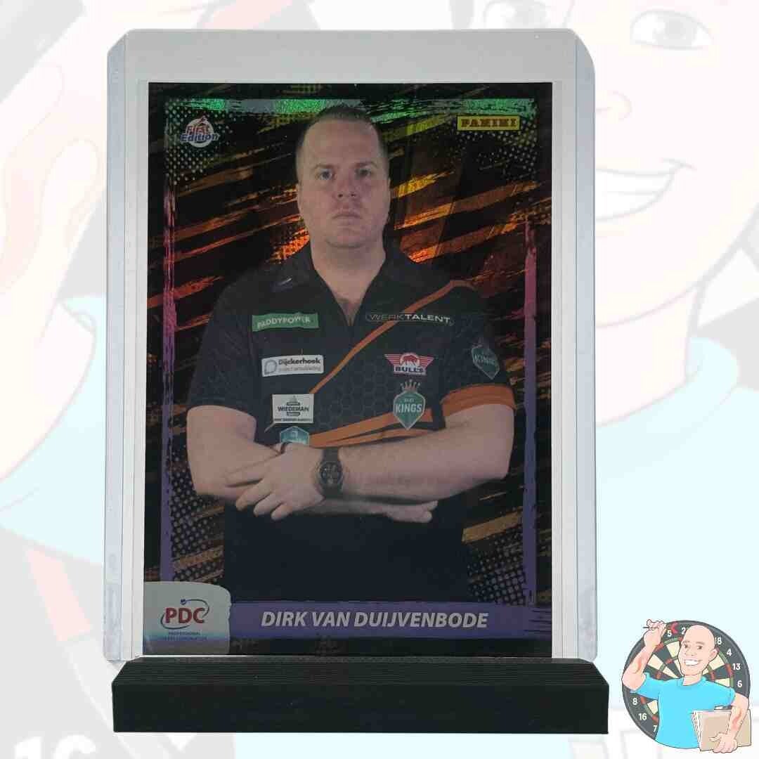 Dirk van Duijvenbode Purple Parallel 127/180 – Panini PDC World Championship 2025
