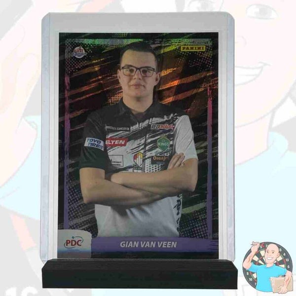 Gian van Veen Purple Parallel 062/180 – Panini PDC World Championship 2025