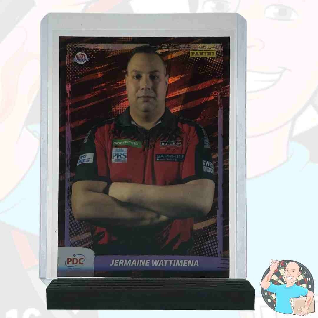 Jermaine Wattimena Purple Parallel 088/180 – Panini PDC World Championship 2025