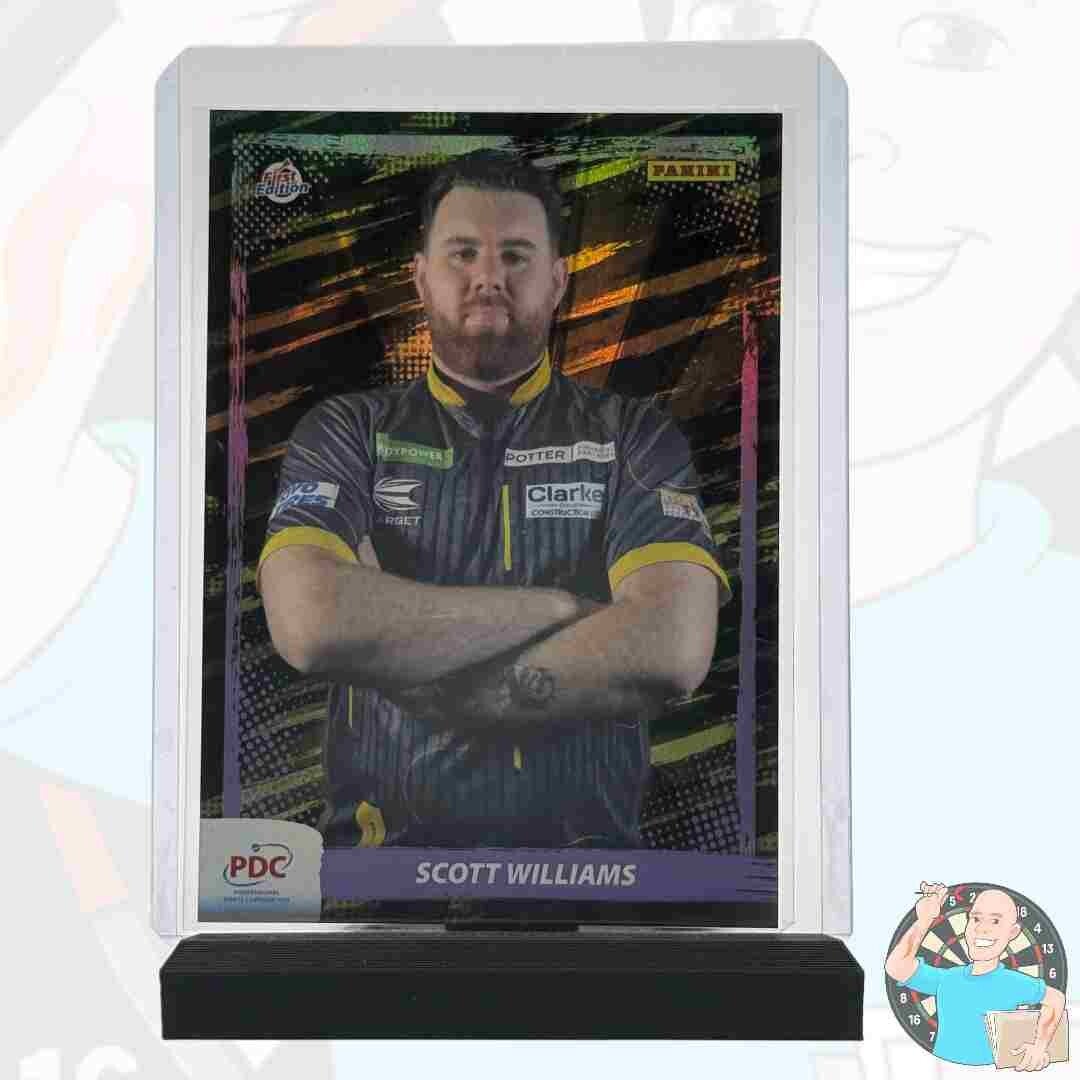 Scott Williams Purple Parallel 085/180 – Panini PDC World Championship 2025