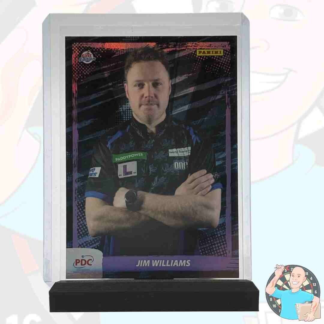 Jim Williams Purple Parallel 167/180 – Panini PDC World Championship 2025