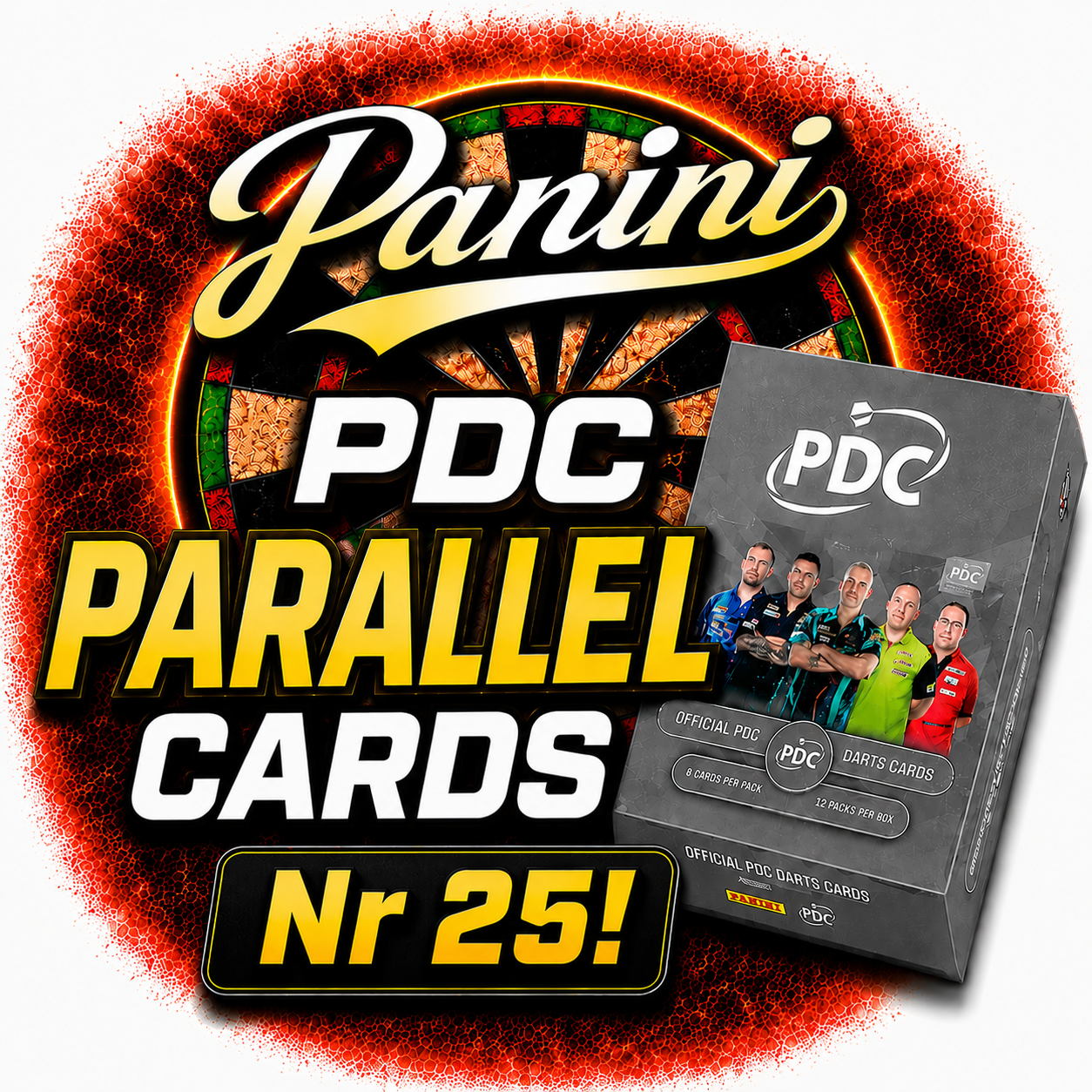Parallel cards 25 Premier League darts