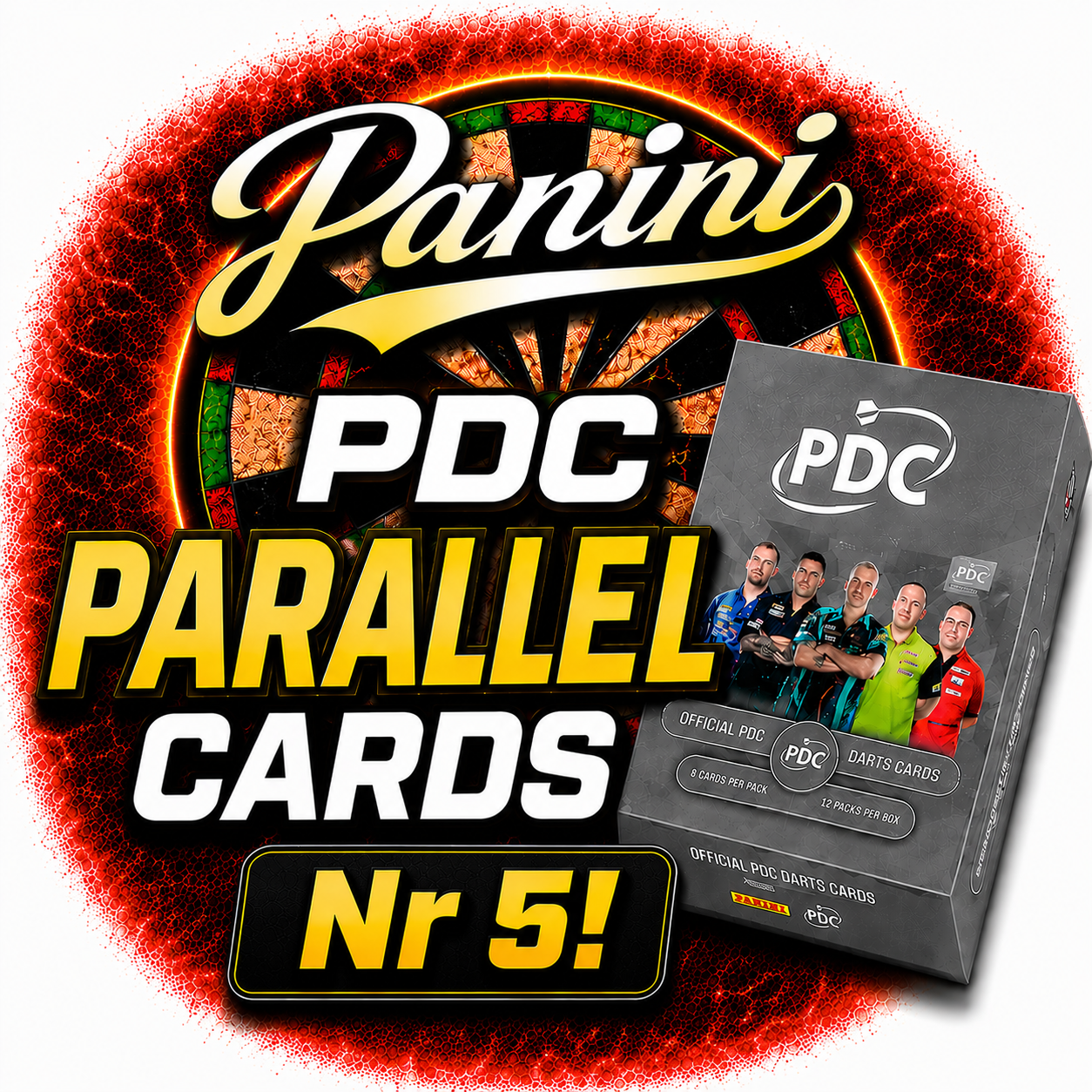 Parallel cards 5 Premier League darts