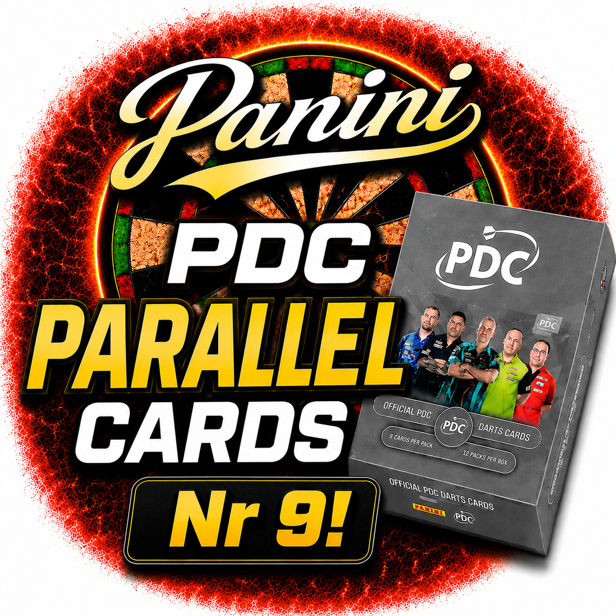 Parallel cards 9 Premier League darts