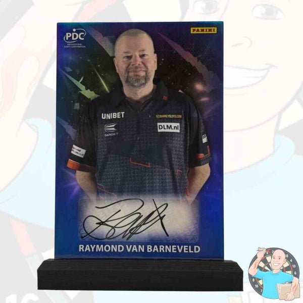 Raymond van Barneveld PROMO-40 Panini PDC Premier League Card Signed