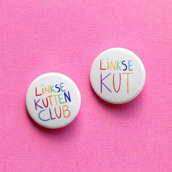 Button: Duopack Linkse kutten club & Linkse kut
