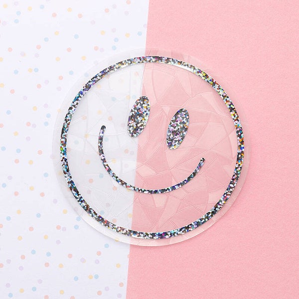 Regenboog Raamsticker: Smile