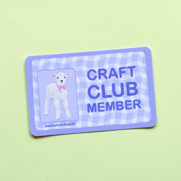 Sticker: Craft Club Member