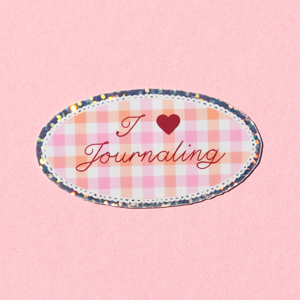 Glitter Vinyl: I love journaling