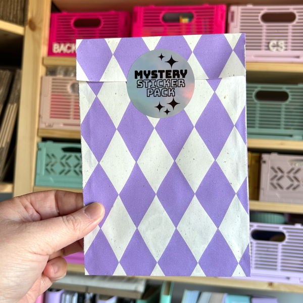 Mystery sticker pack