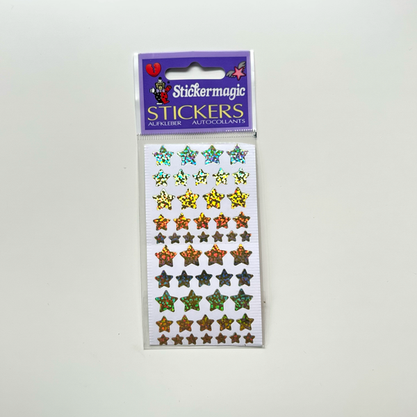 Stickermagic - Prismatic Gold Stars