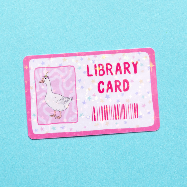 Sticker: Library Card