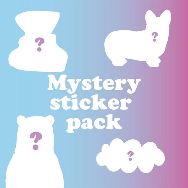 Mystery sticker pack