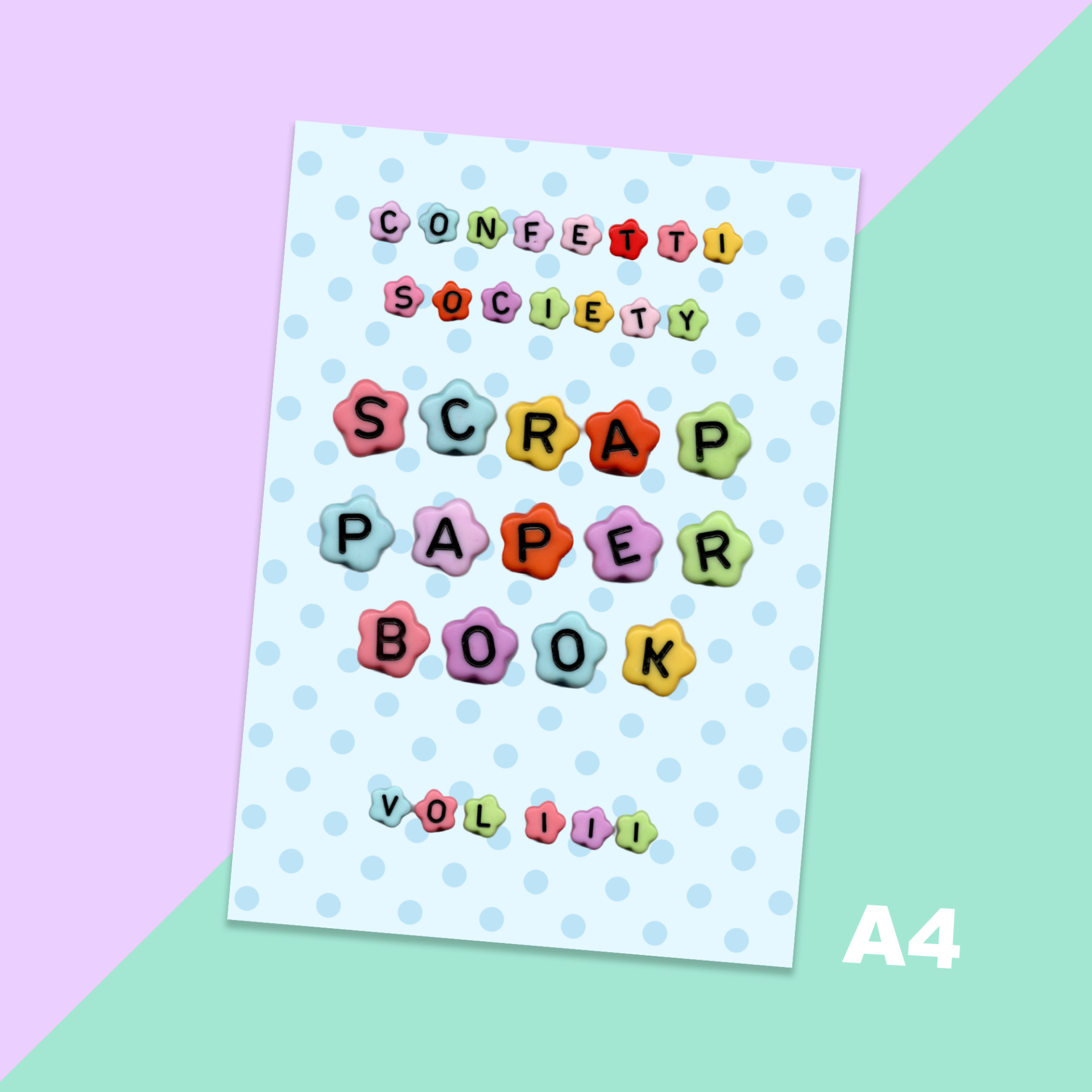 Confetti Society Scrap Paper Book Vol 3 (A4)