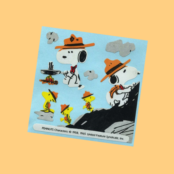Stickermagic - Snoopy Camping