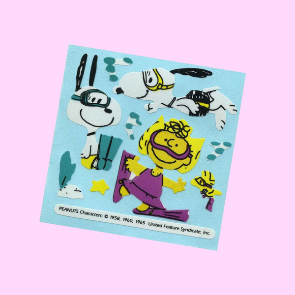 Stickermagic - Snoopy & Sally Diving