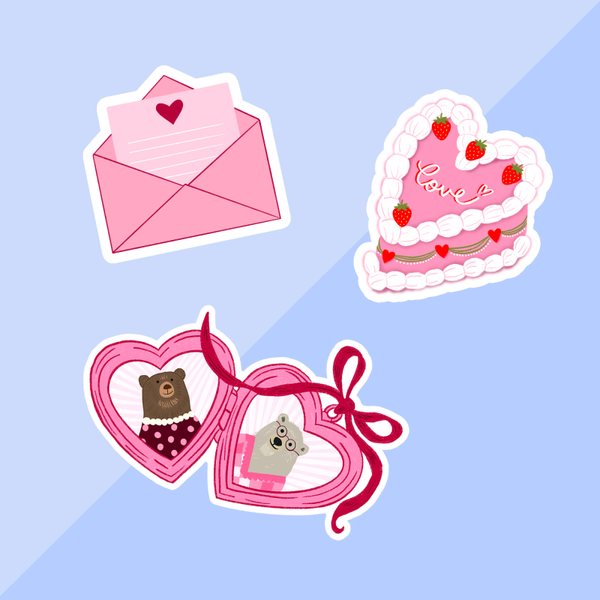 Stickerpack: Soft Hearts