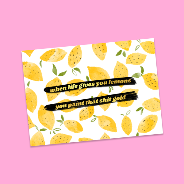 Kaart: When life gives you lemons