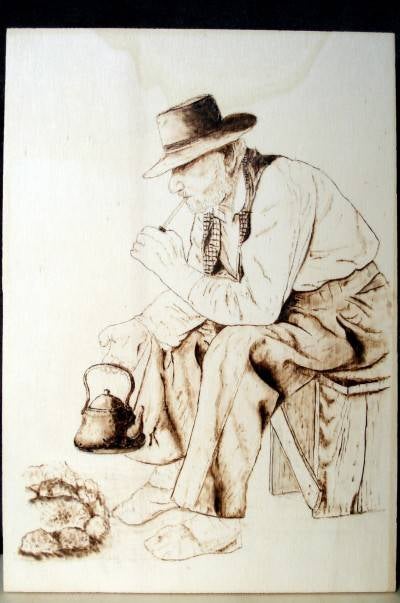 pyrografie, pyrography, houtbranden, woodburning
