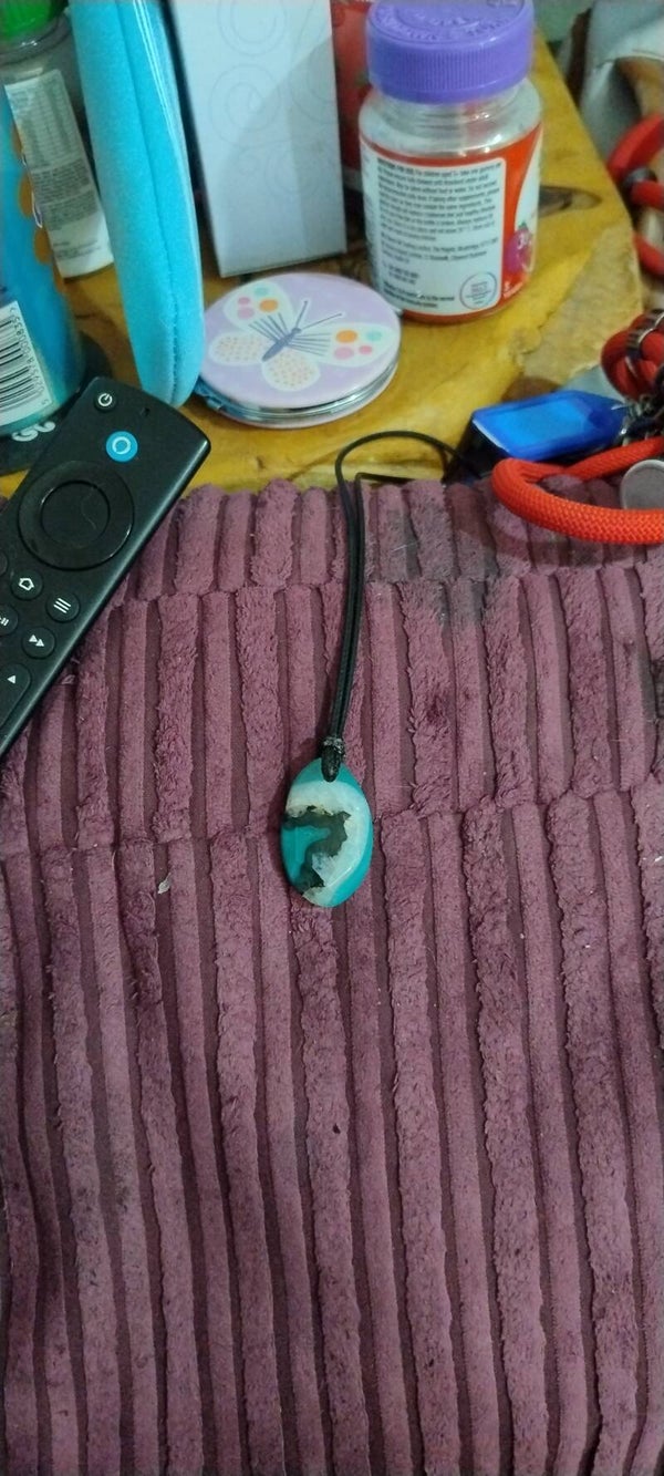Faceted Oval Necklace
