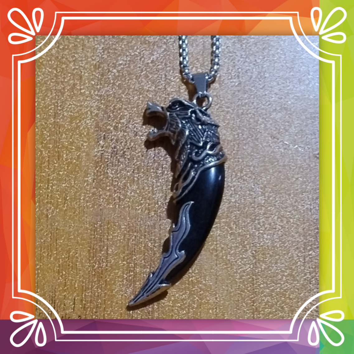 Mens Wolf Tooth Necklace