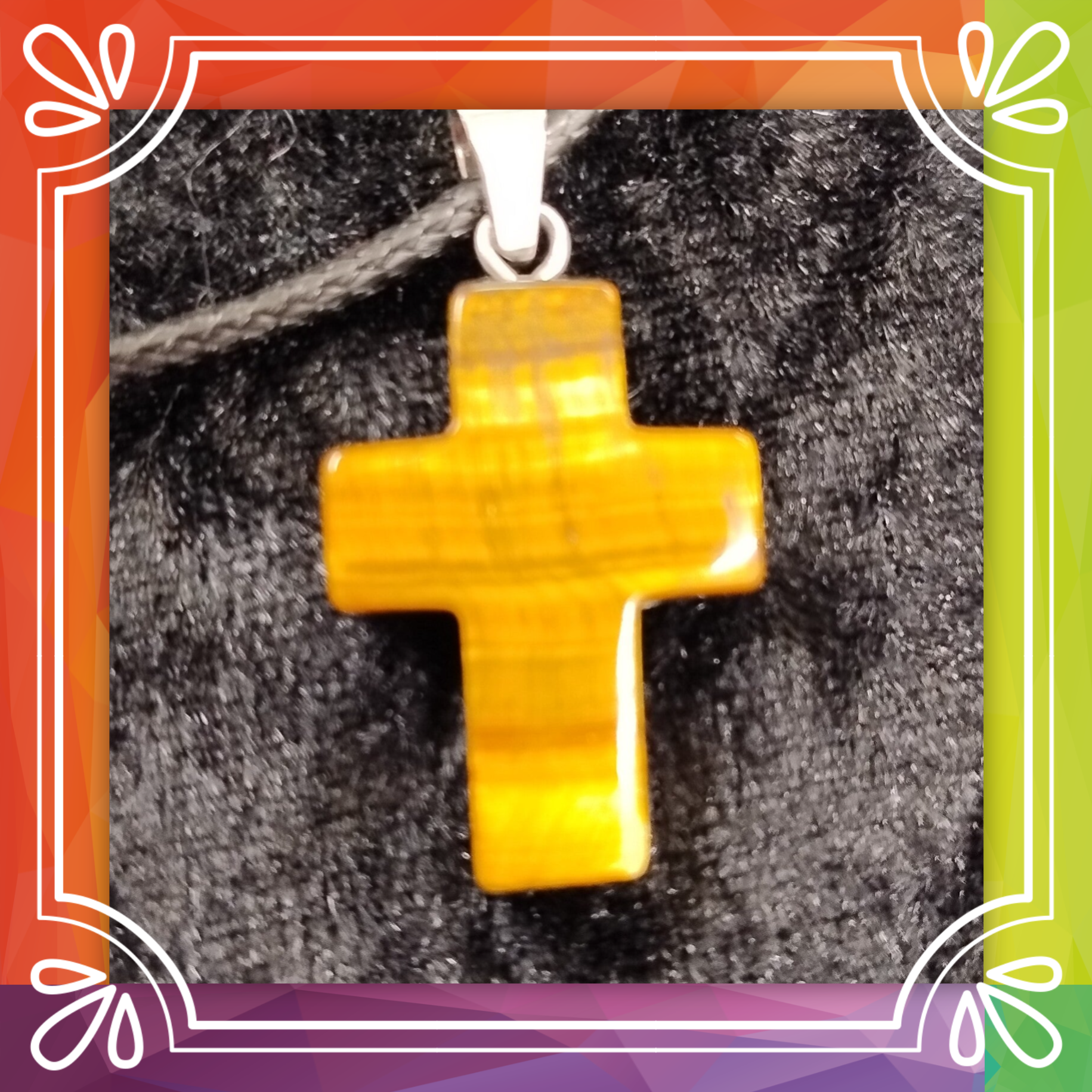 Cross Thong Necklace