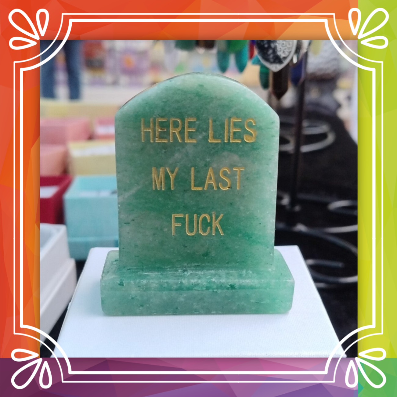 Green Aventurine Gravestone